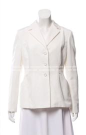 Christian Dior Structured Notched Lapel Blazer at The Real Real